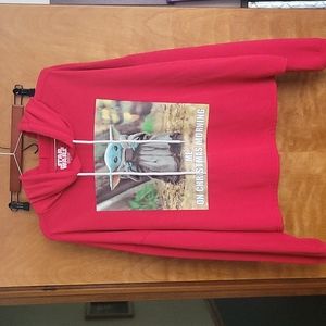 *NWOT Star Wars Grogu ME ON CHRISTMAS MORNING Cropped Hoodie Plus Size 1X